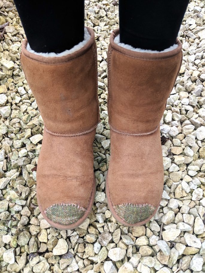 how to fix a rip in ugg boots