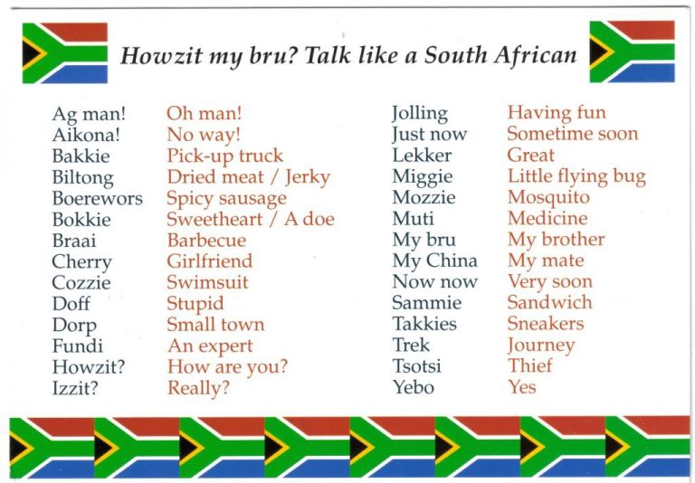 6 South African Sayings That I Just Can t Seem To Shake Savoir There 